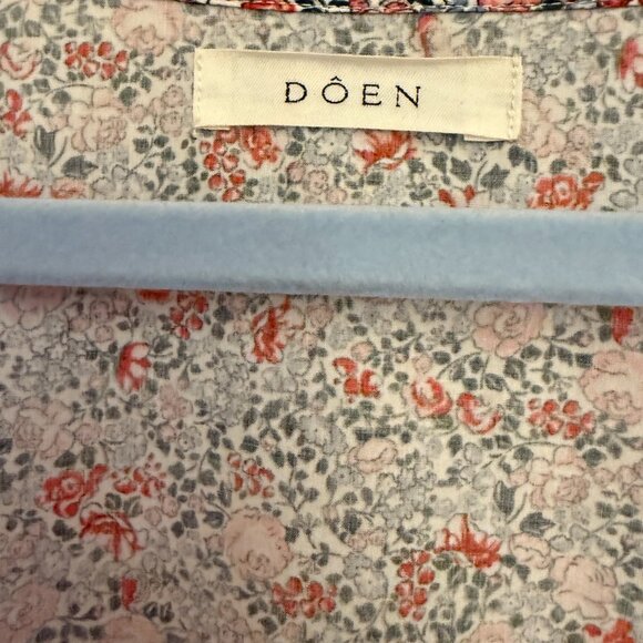 Doen Dree Dress in White Petit Jardin Print, size Medium - Picture 6 of 10